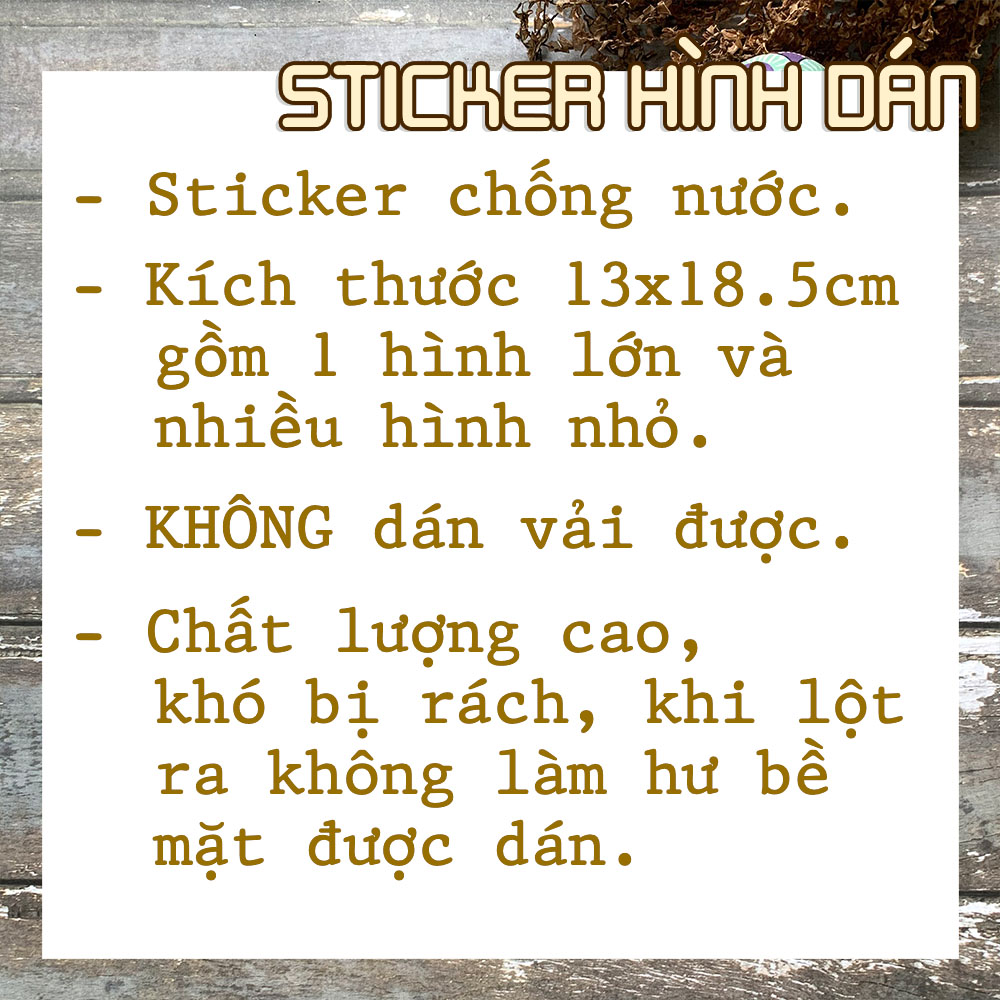 Sticker Doraemon Kích Thước Lớn 13x18.5cm - mẫu 2023 - 1 Tấm Gồm Nhiều Hình Size Khác Nhau Chất Lượng Cao Chống Nước