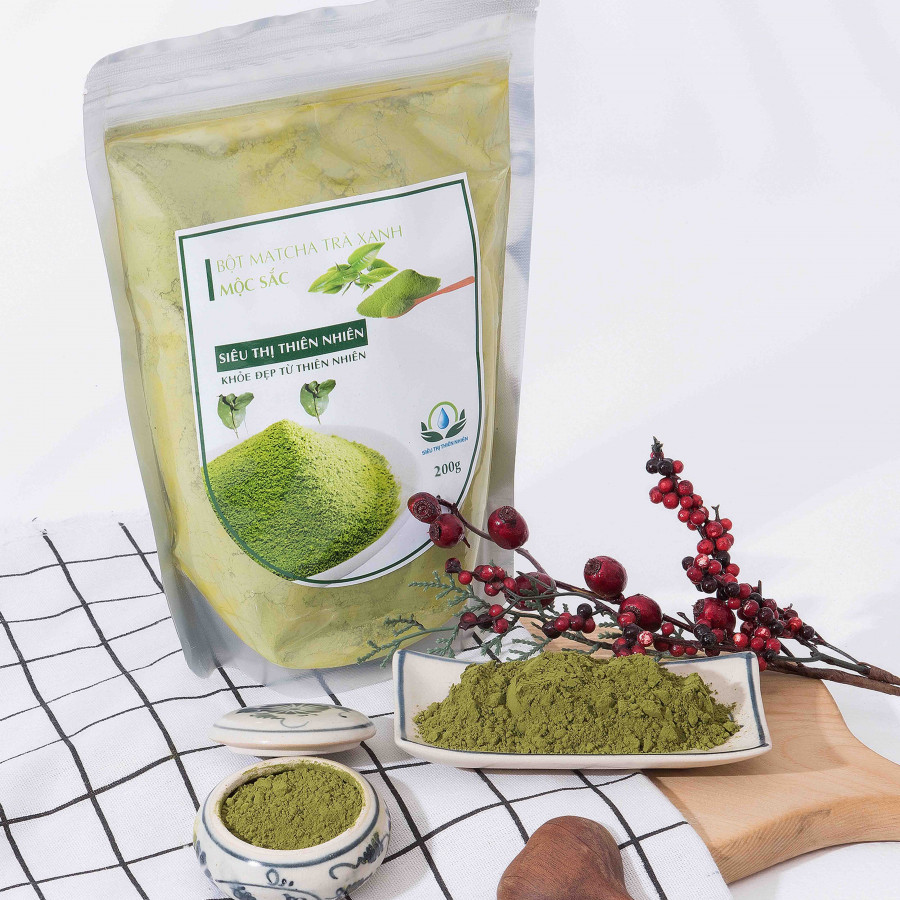 Bột Matcha Trà Xanh Mộc Sắc Nguyên Chất