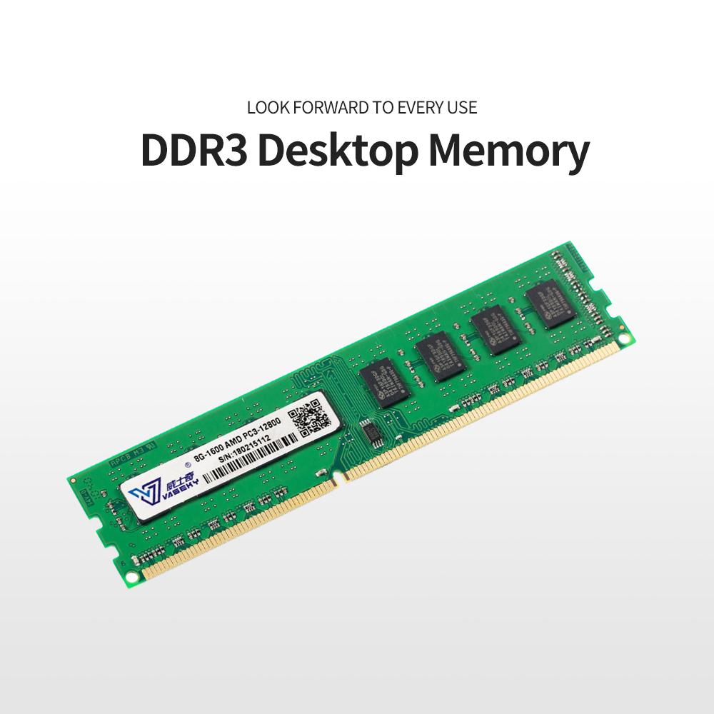 Bộ nhớ DDR3 Tốc độ cao Đọc / Ghi không ồn ào DDR3 1600MHz Dành cho AMD
