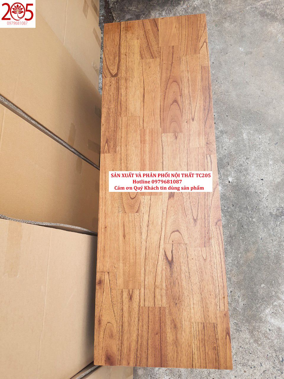 BĂNG GHẾ DÀI 1M1 - 205 TC Croll Wooden Bench