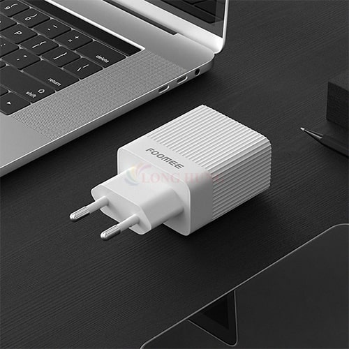 Cốc sạc Foomee 1USB 1Type-C QC 3.0+ 18W CQ20 - Hàng chính hãng