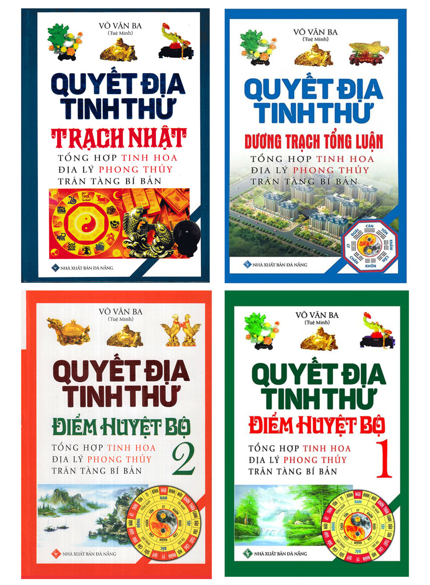 Combo Quyết Địa Tinh Thư - Bộ Số 1 (Bộ 4 Cuốn)