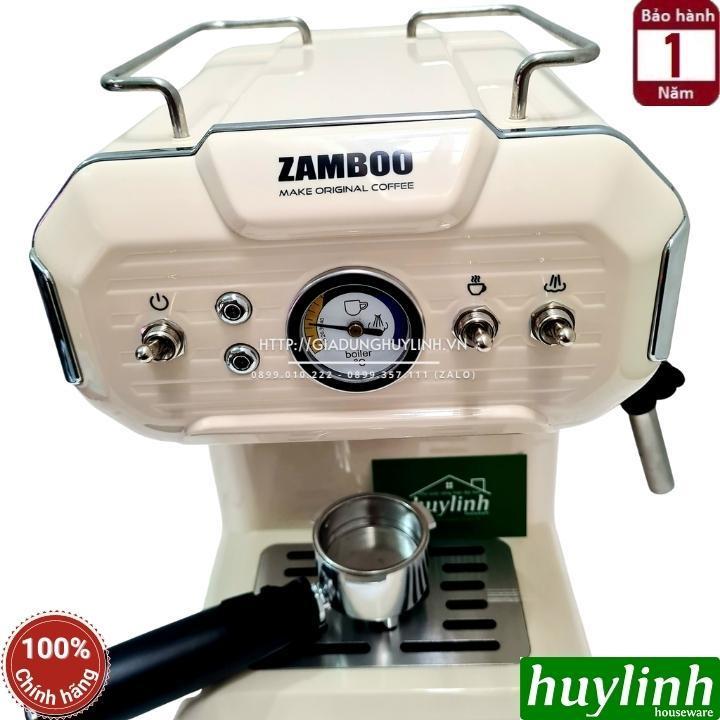 Máy pha cà phê Espresso Zamboo ZB-92CF - Tặng 500gr cafe - Hàng chính hãng