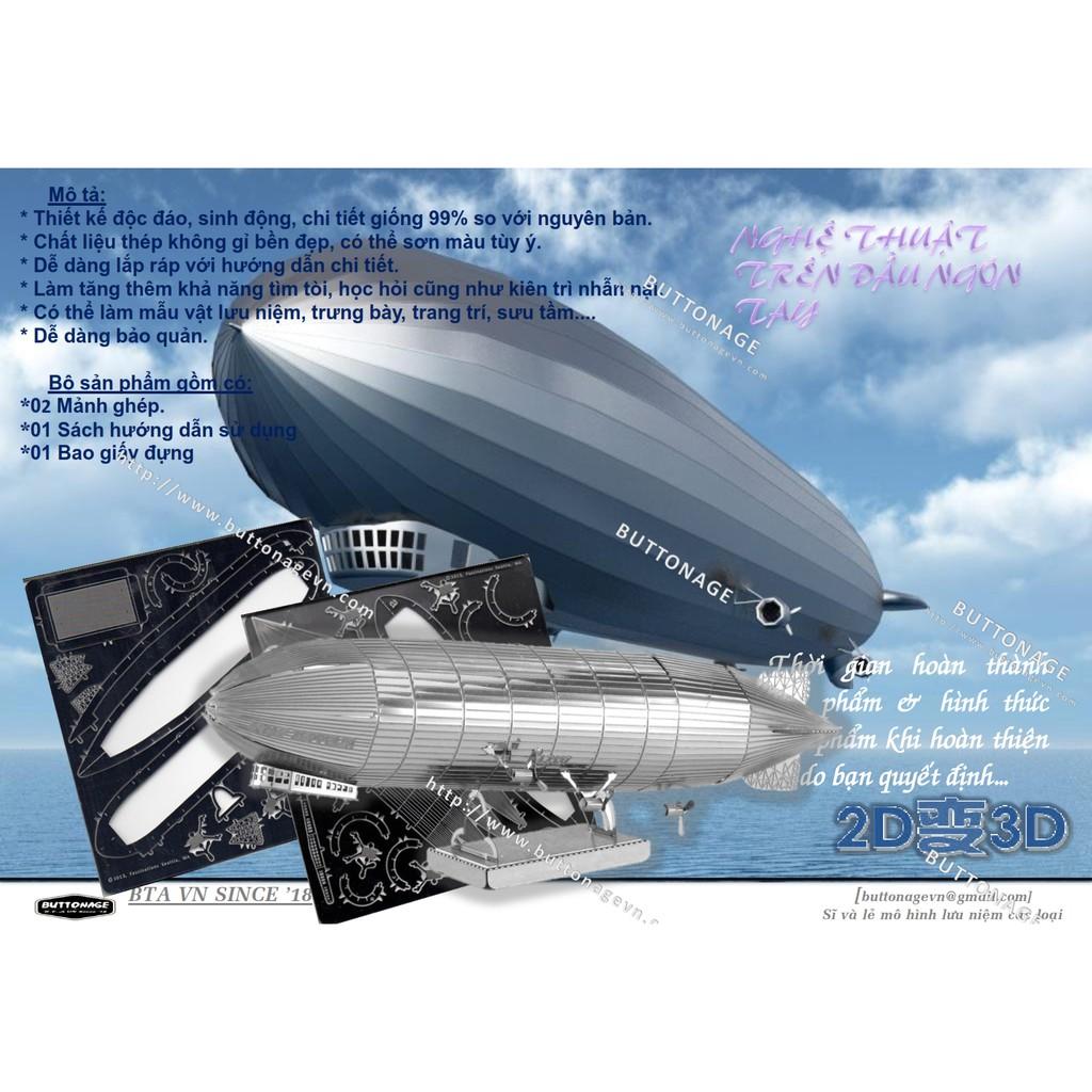 Mô Hình Lắp Ráp 3d Khí Cầu Zeppelin