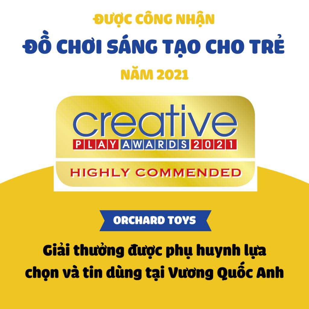 Trò chơi trí tuệ Giraffes in Scarves - Orchard Toys giúp trẻ nhận biết màu sắc và làm quen với toán