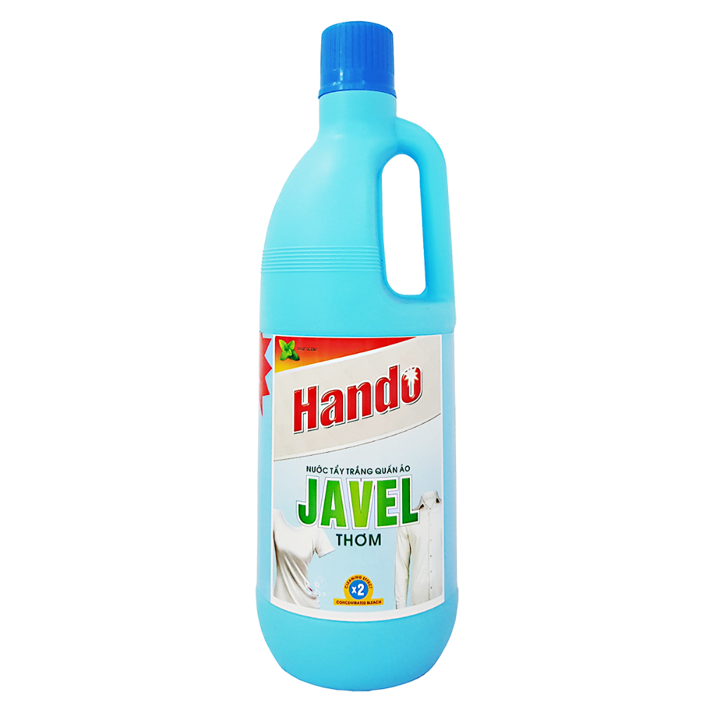 Nước tẩy trắng quần áo Javel Hando 1L