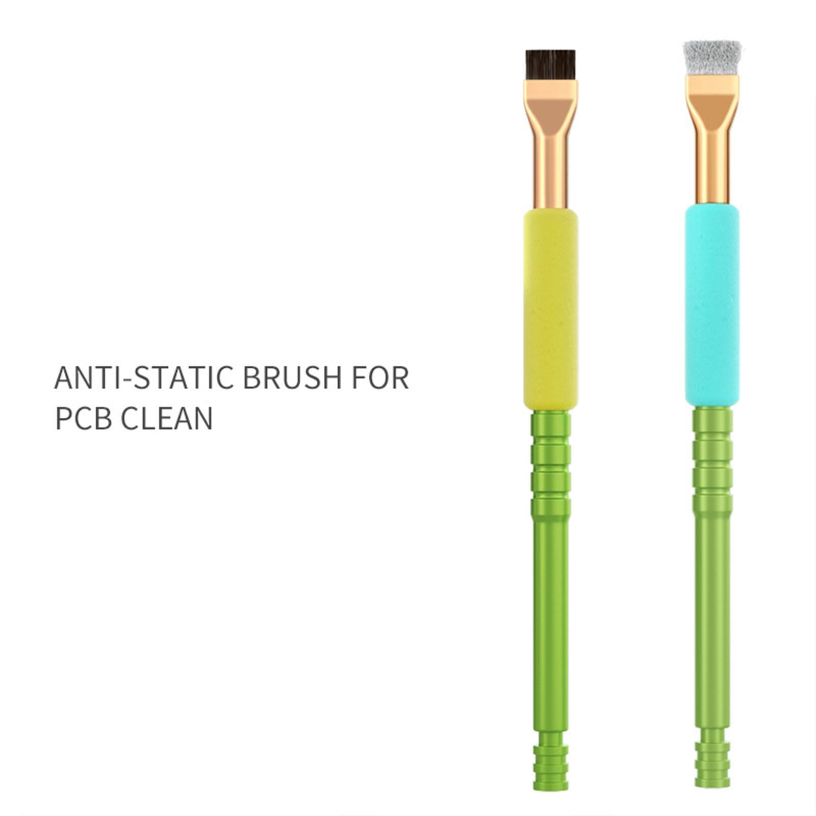 2x IC Pad Cleaning Brush Hardening Brush Lightweight Phone Repair Premium Accessories Easy to Use CPU Dust Removal Brush Tool