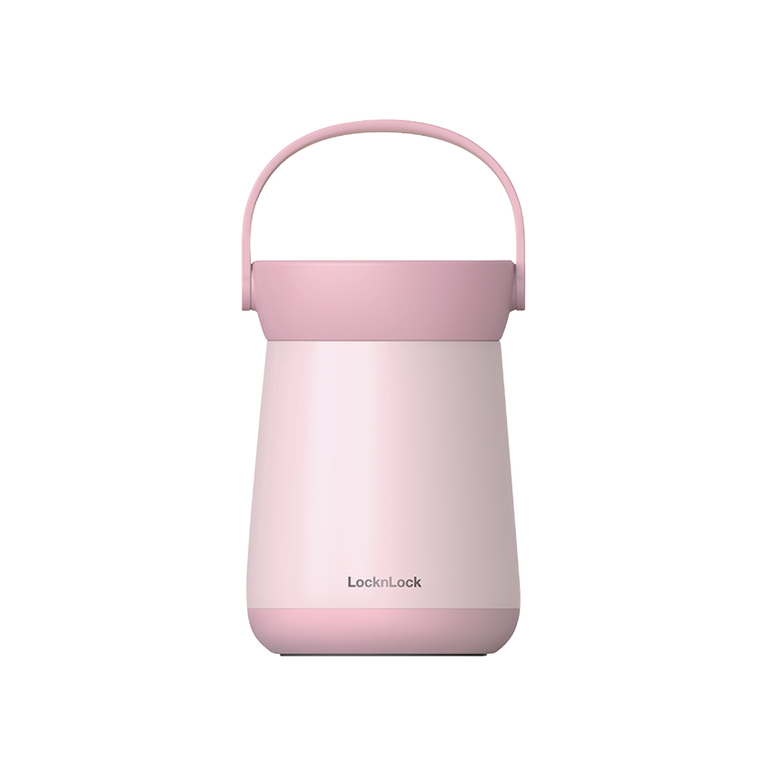 Bình giữ nhiệt đựng thức ăn LocknLock Mushroom LHC8048 LHC8049, Hàng chính hãng, 1,3-1,6L, 2 ngăn, có quai xách - JoyMall