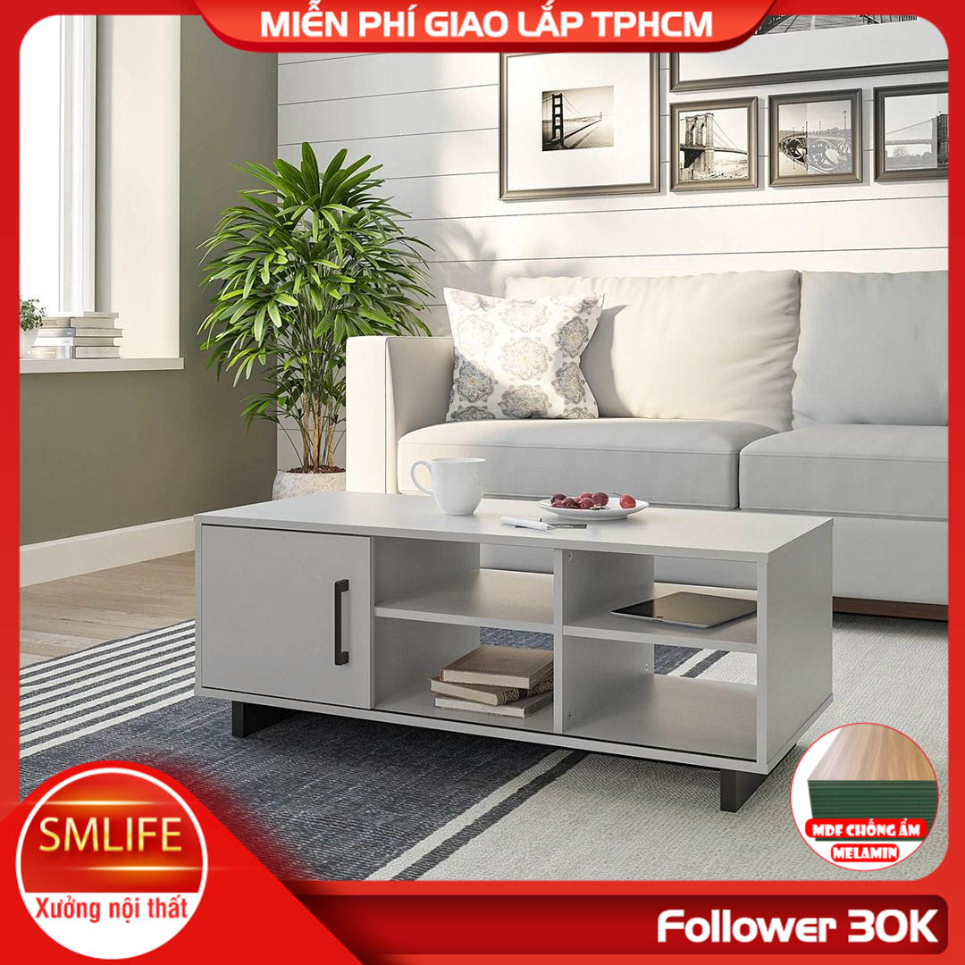 Bàn sofa phòng khách bằng gỗ công nghiệp SMLIFE Cale