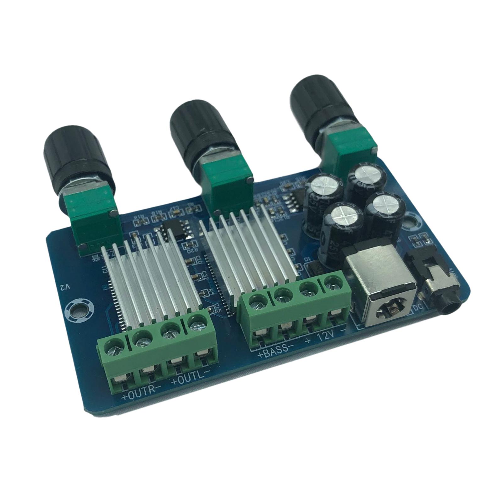 DC12V XH-A355 2.1 Channel Digital Stereo Audio Power Amplifier Board AMP