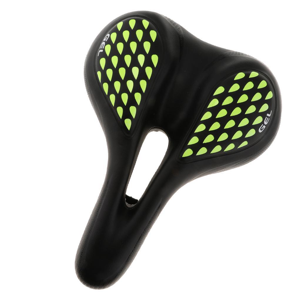 Mountain Bike Road Bicycle Racing Hollow Saddle Seat Thick and Wide Saddle