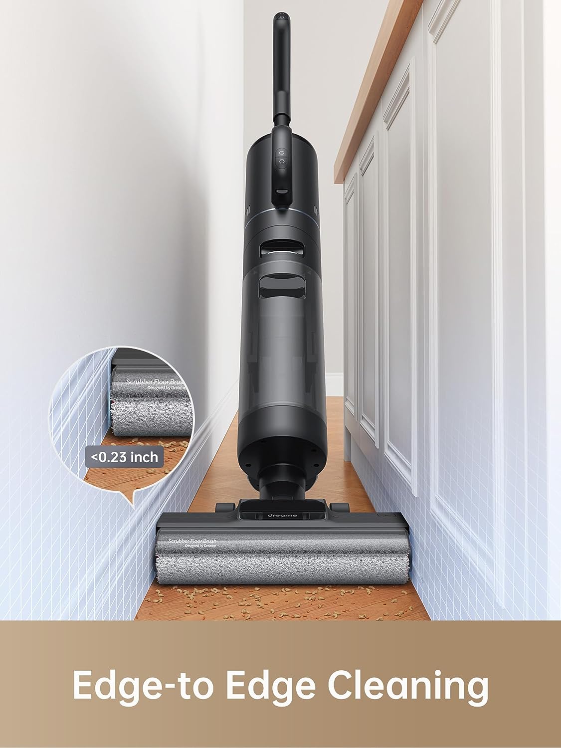 Máy Hút Bụi Lau Sàn Không Dây DREAME H12 Core Tự Giặt Giẻ Lau Lực Hút 10.000 Pa Công Suất 200 W - Hàng Chính Hãng