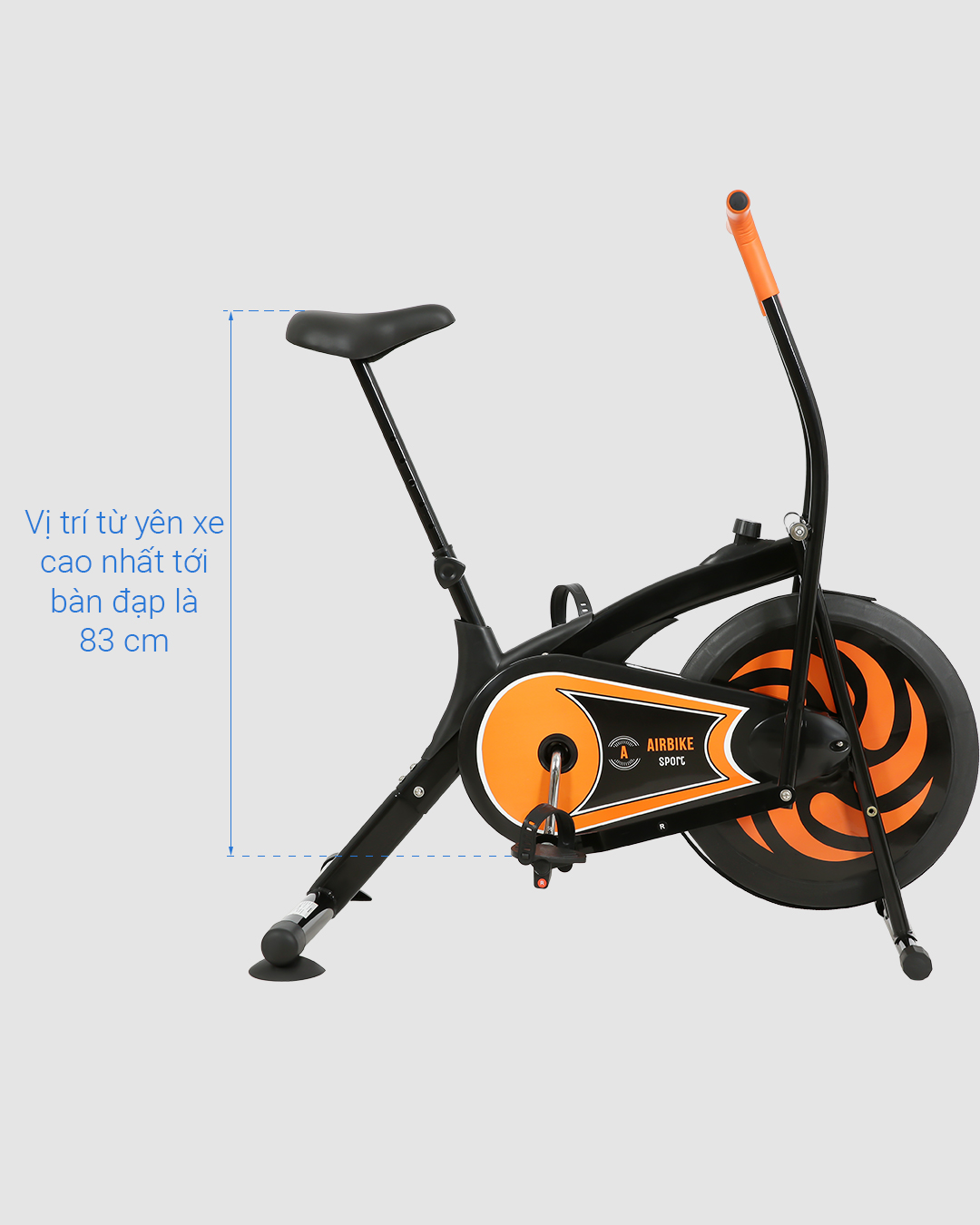 Xe Đạp Tập Thể Dục Airbike Sport. Xe Đạp Thể Dục Cho Người Lớn Tuổi. Mẫu Mới Có Đánh Tay.