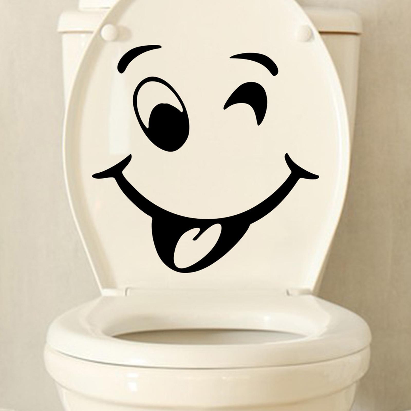 Bathroom Sticker Removable Waterproof Cute Wall Decal for Door Bath Bathroom