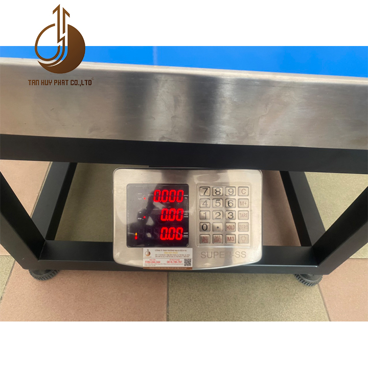 Cân Điện Tử Tính Tiền JPS - Mặt Bàn Cân 500x600MM - Đầu Chống Nước