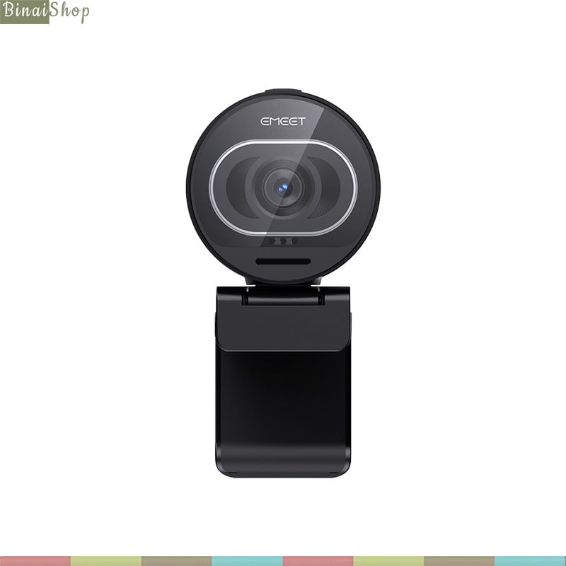 Emeet SmartCam S600 - Webcam Họp Trực Tuyến Góc Rộng, Độ Phân Giải 4K, Tốc Độ 60FPS, Tự Động Lấy Nét Chỉnh Sáng [TẶNG CHÂN WEBCAM] - Hàng chính hãng