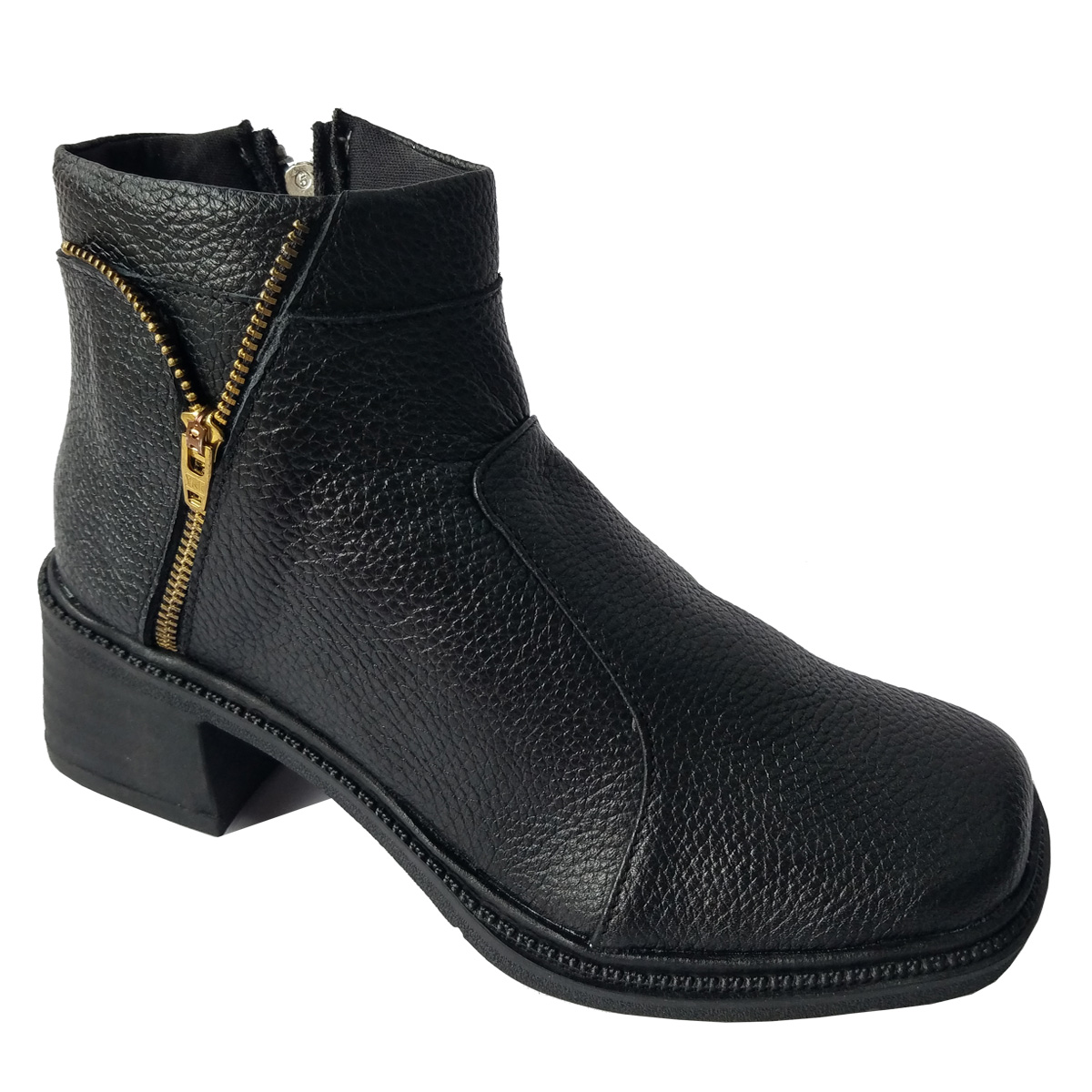 Giày Boot Nữ  Da Bò Thật BIGGBEN Cao 4 phân BON10