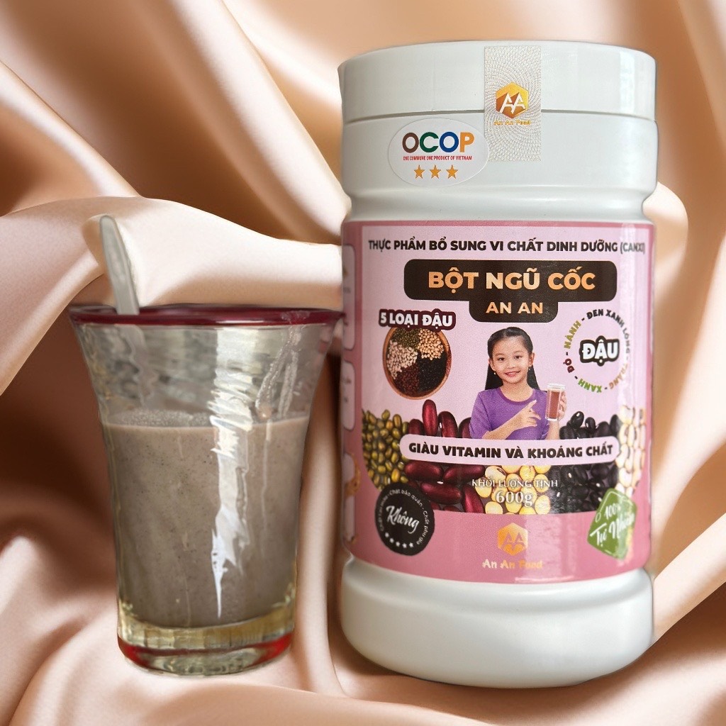 BỘT NGŨ CỐC (600G) lượng đường thấp hữu cơ tự nhiên