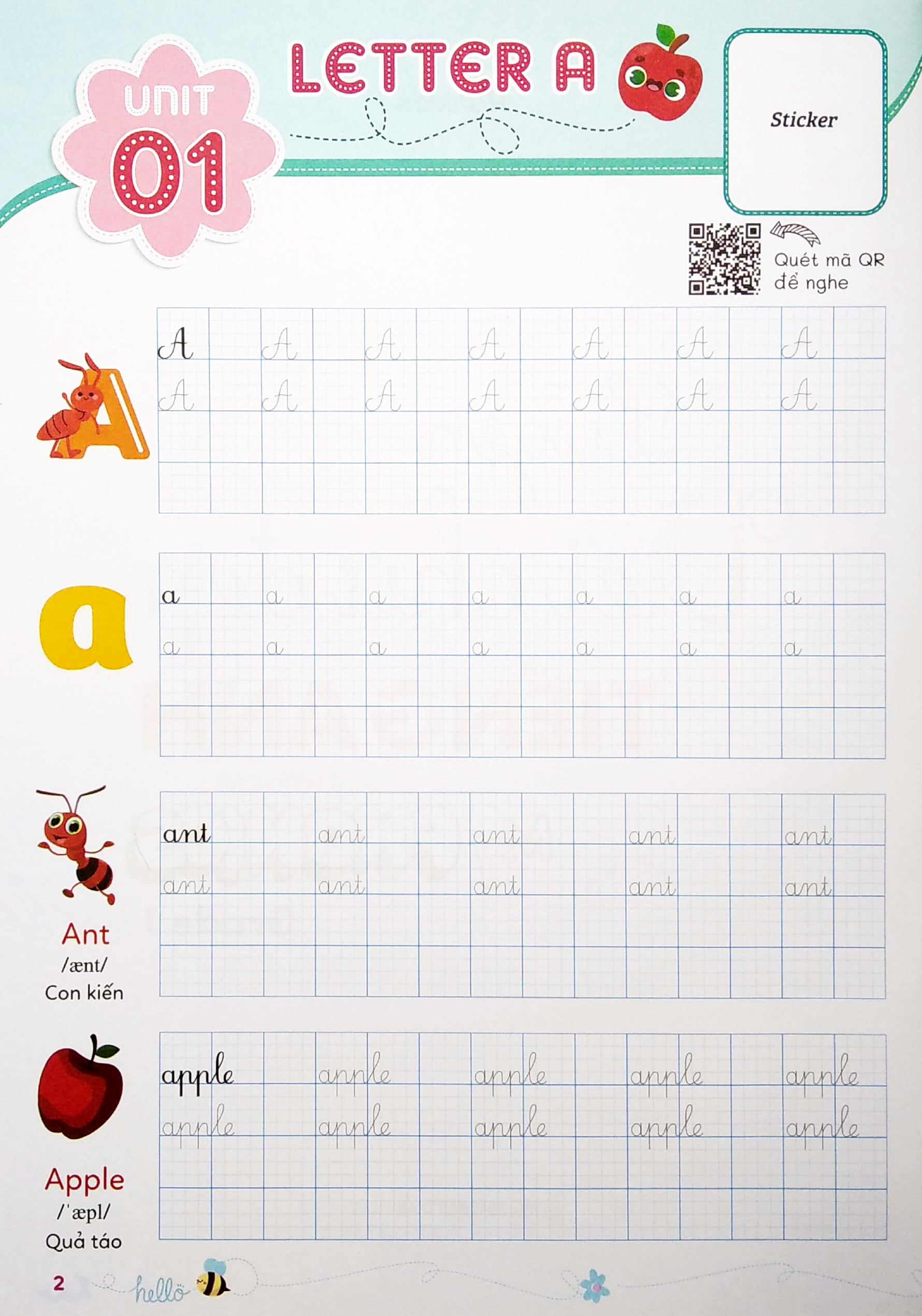 Luyện Viết Chữ Đẹp Tiếng Anh - My Phonics Grade 1