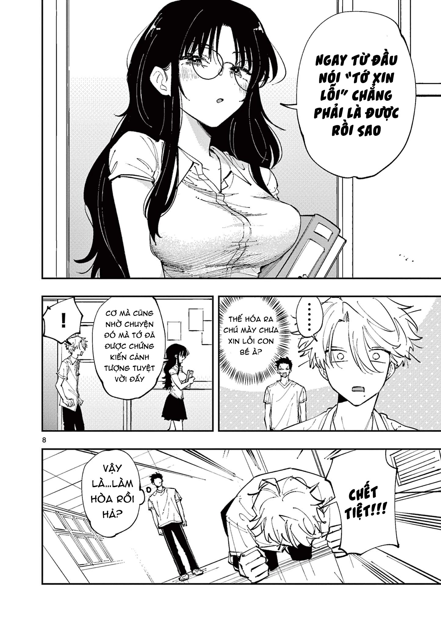 cậu bạn bàn bên cứ nhìn tôi bằng ánh mắt đó - tonari no seki no yatsu ga souiu me de mitekuru chapter 9 8