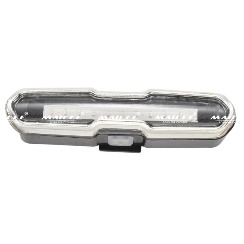 Đèn hậu LED xe đạp 2 màu đèn khẩn cấp đa năng siêu sáng chống nước, có thể sạc lại bằng USB 5 chế độ sáng chớp nháy MAI LEE