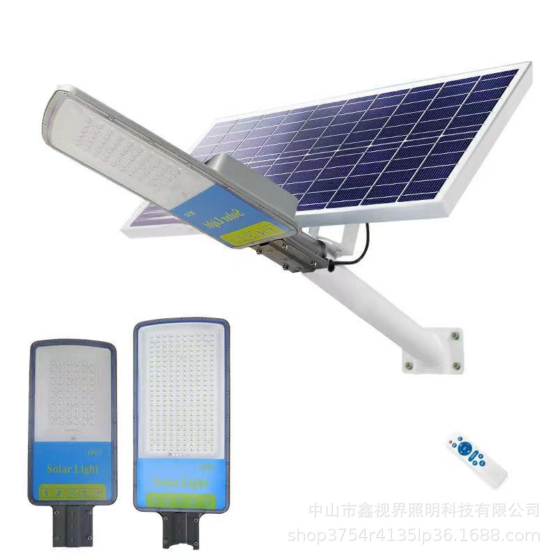 Đèn Đường Năng Lượng Mặt Trời 600w Sáng Nguyên Đêm