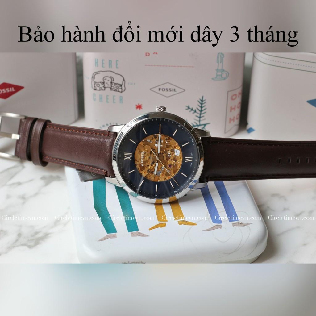 Dây da bò cao cấp cho Fossil size 20 và 22 chốt thông minh