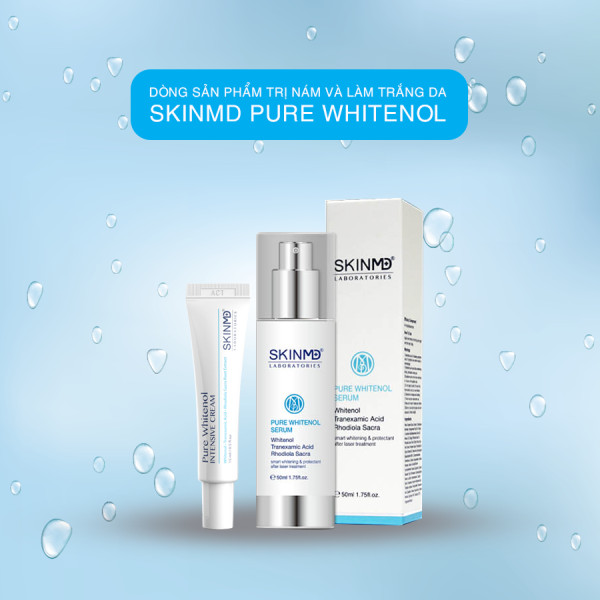 SERUM SKINMD LABORATORIES PURE WHITENOL 50ML - PHỤC HỒI DA BỊ NÁM - HÀN QUỐC