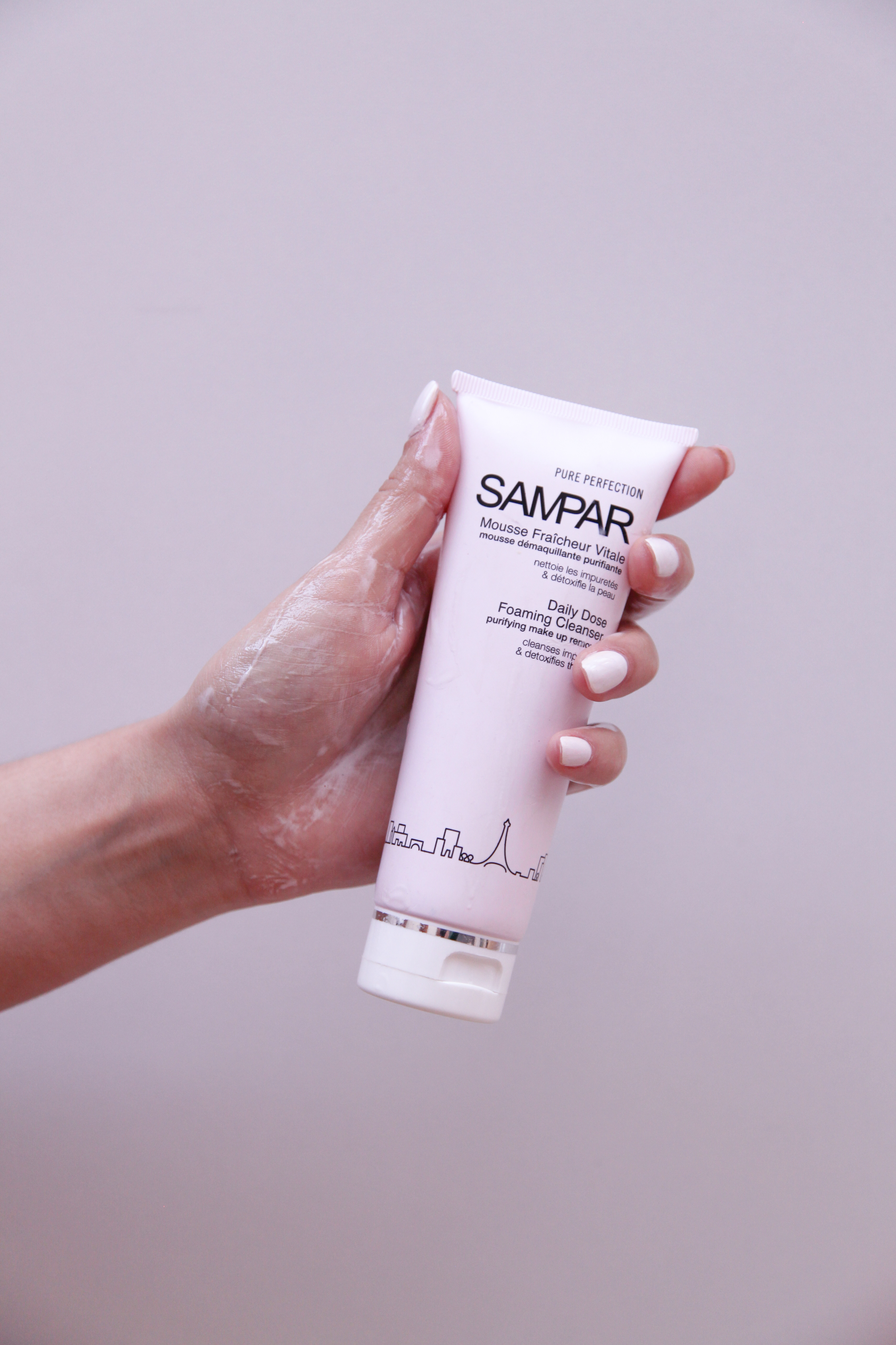 Sữa rửa mặt tạo bọt Sampar Pure Perfection - Daily Dose Foaming Cleanser