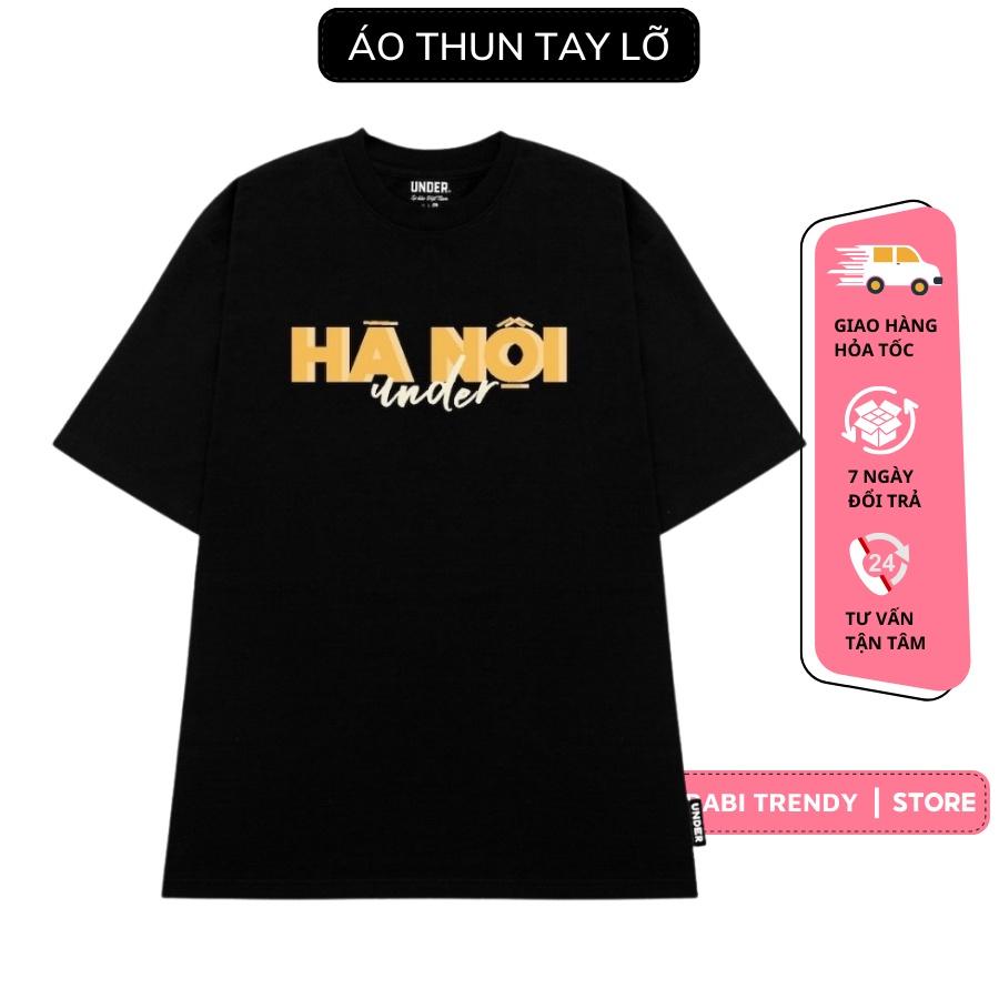 Áo Thun Tay Lỡ Hà Nội 36 phố phường áo phông Unisex Form Rộng Thoáng Chất Cotton - Babi Trendy ATC11