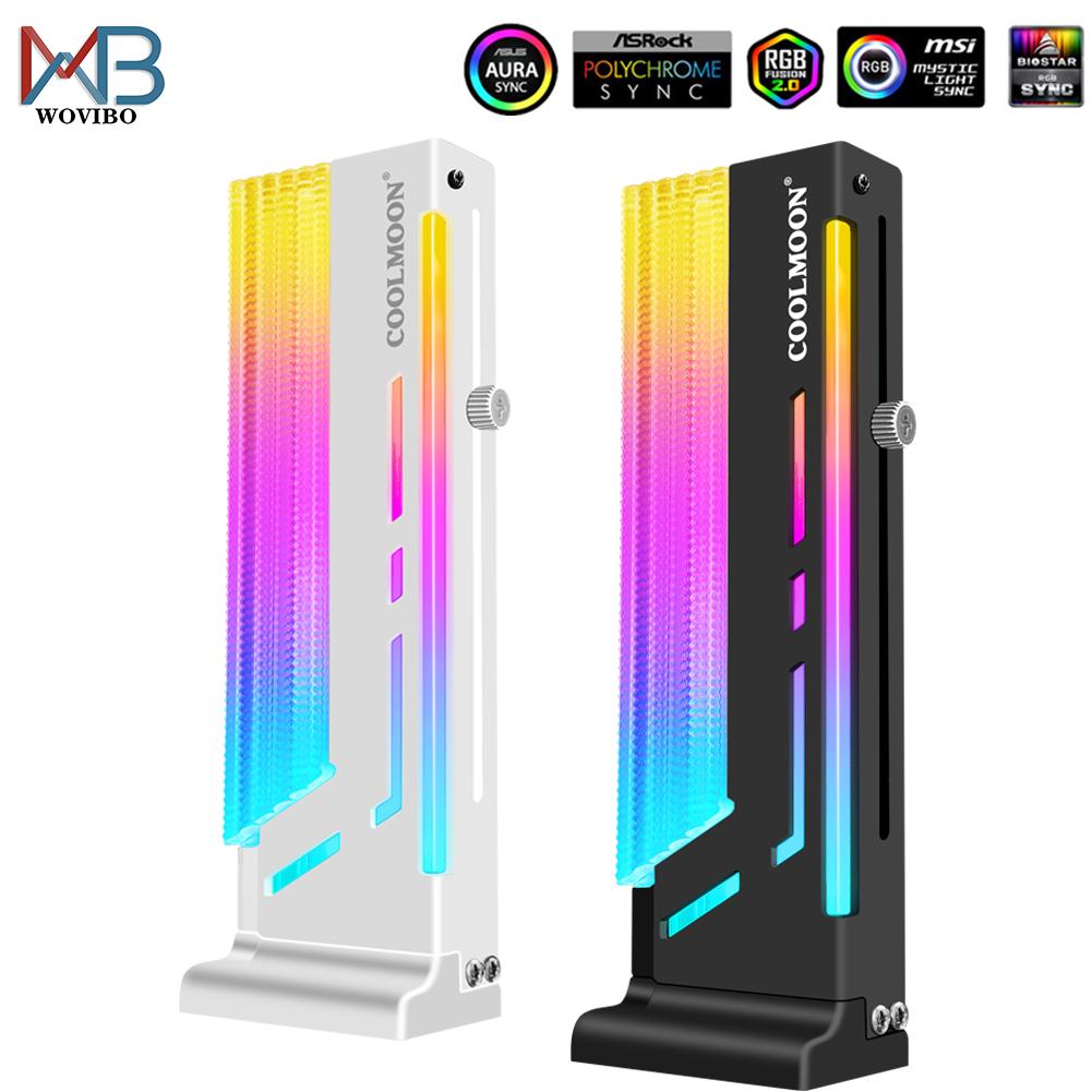 Coolmoon GPU Đồ họa hỗ trợ video Chân vị cho máy tính Case Aluminum Hợp kim Hợp kim