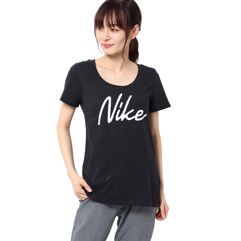 Áo tay ngắn thể thao Nữ NIKE AS W NK DFCT TEE SCOOP LOGO XD CQ0259