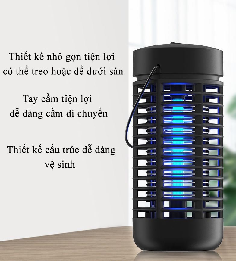 Đèn Bắt Muỗi Và Diệt Côn Trùng KUNBE, Công Nghệ Ánh Sáng Tím UVA Tiêu Diệt Muỗi Hiệu Quả, An Toàn Cho Mọi Gia Đình