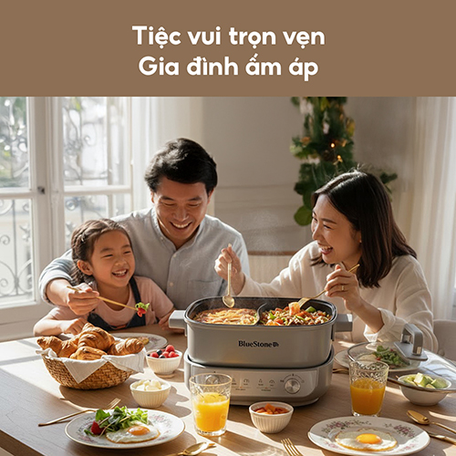 Nồi lẩu điện đa năng Bluestone MPB-7257 - Hàng chính hãng