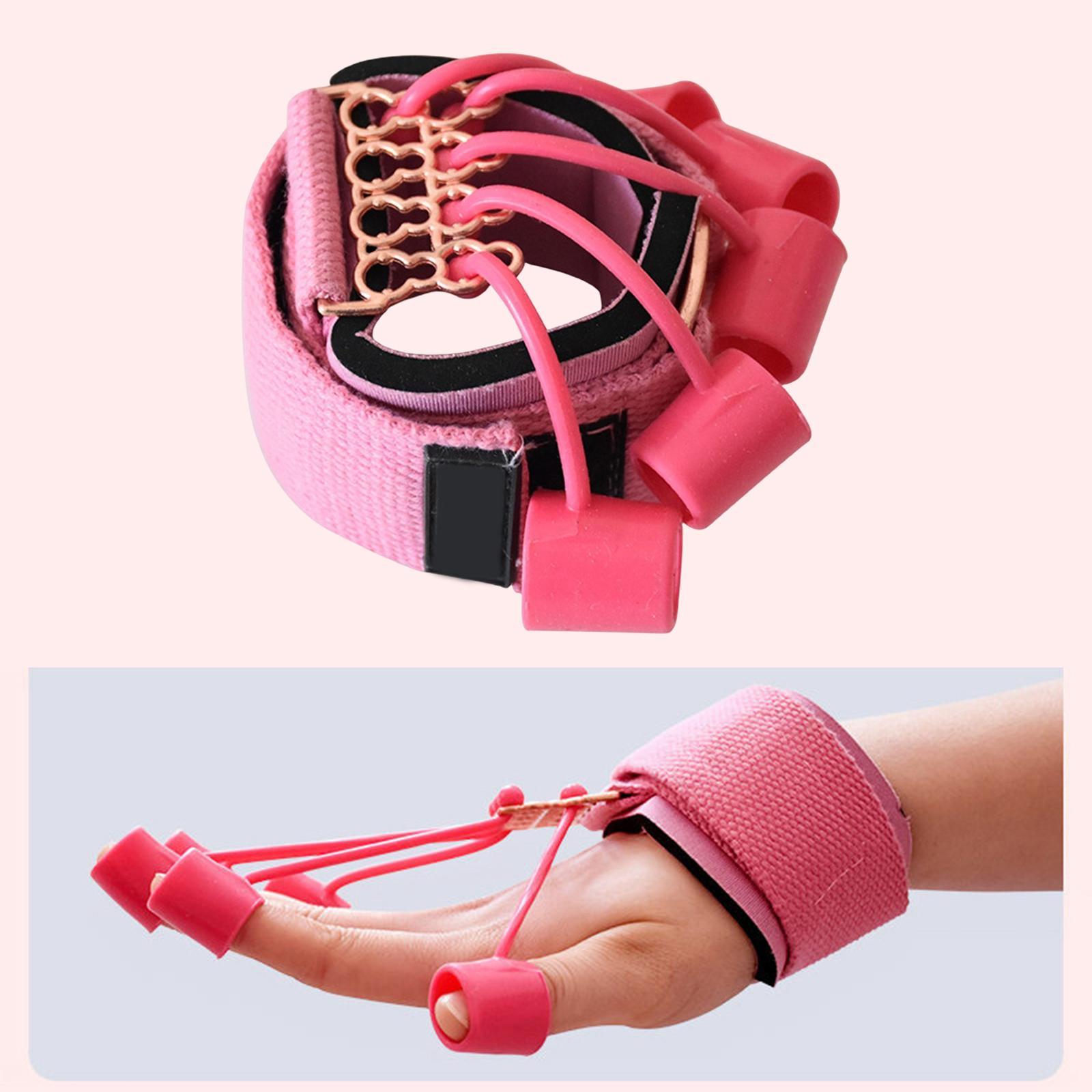 Grip Strengthener Finger Resistance Band Fitness Finger Exerciser Stretcher for Pianist