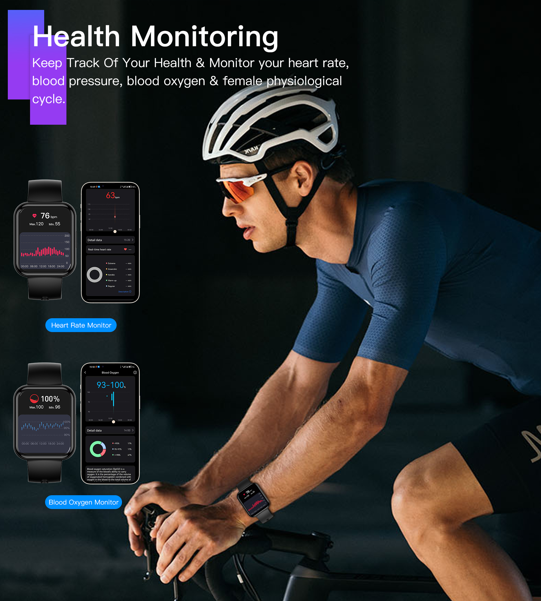 Đồng hồ thông minh Choetech Watch WT001– Hàng chính hãng