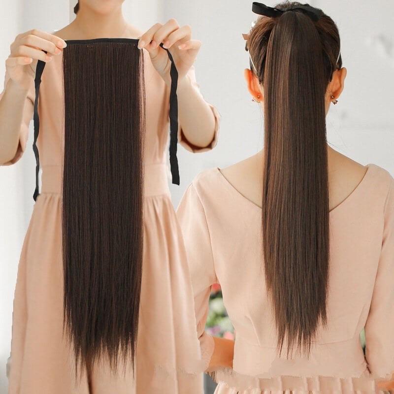 TÓC GIẢ CỘT THẲNG DÀI 60 cm