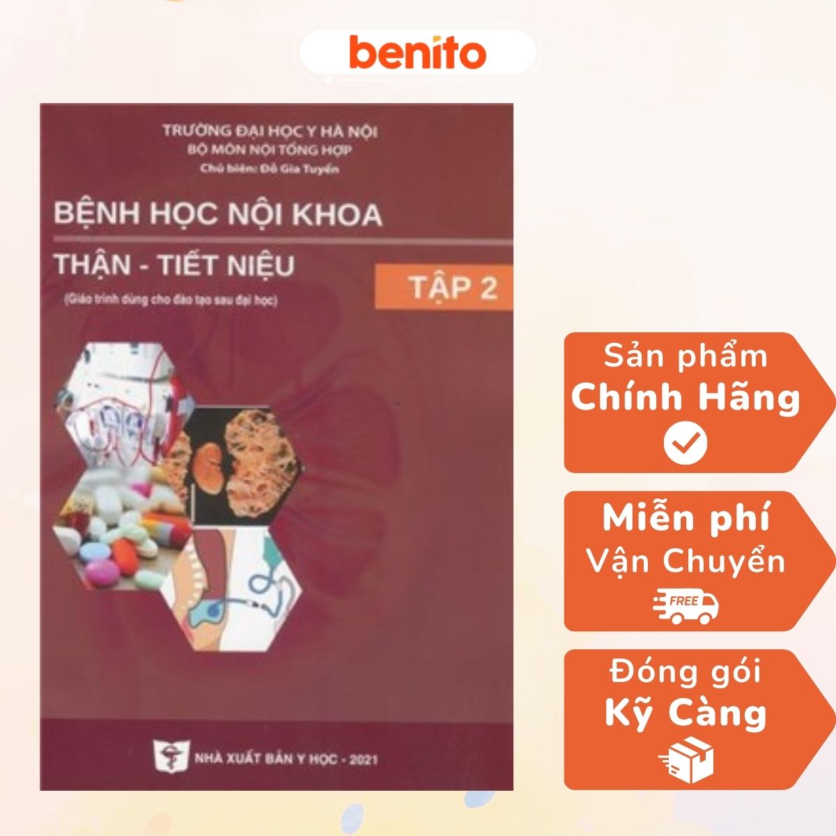 Benito - Sách - Bệnh học nội khoa thận - tiết niệu tập 2 - NXB Y học