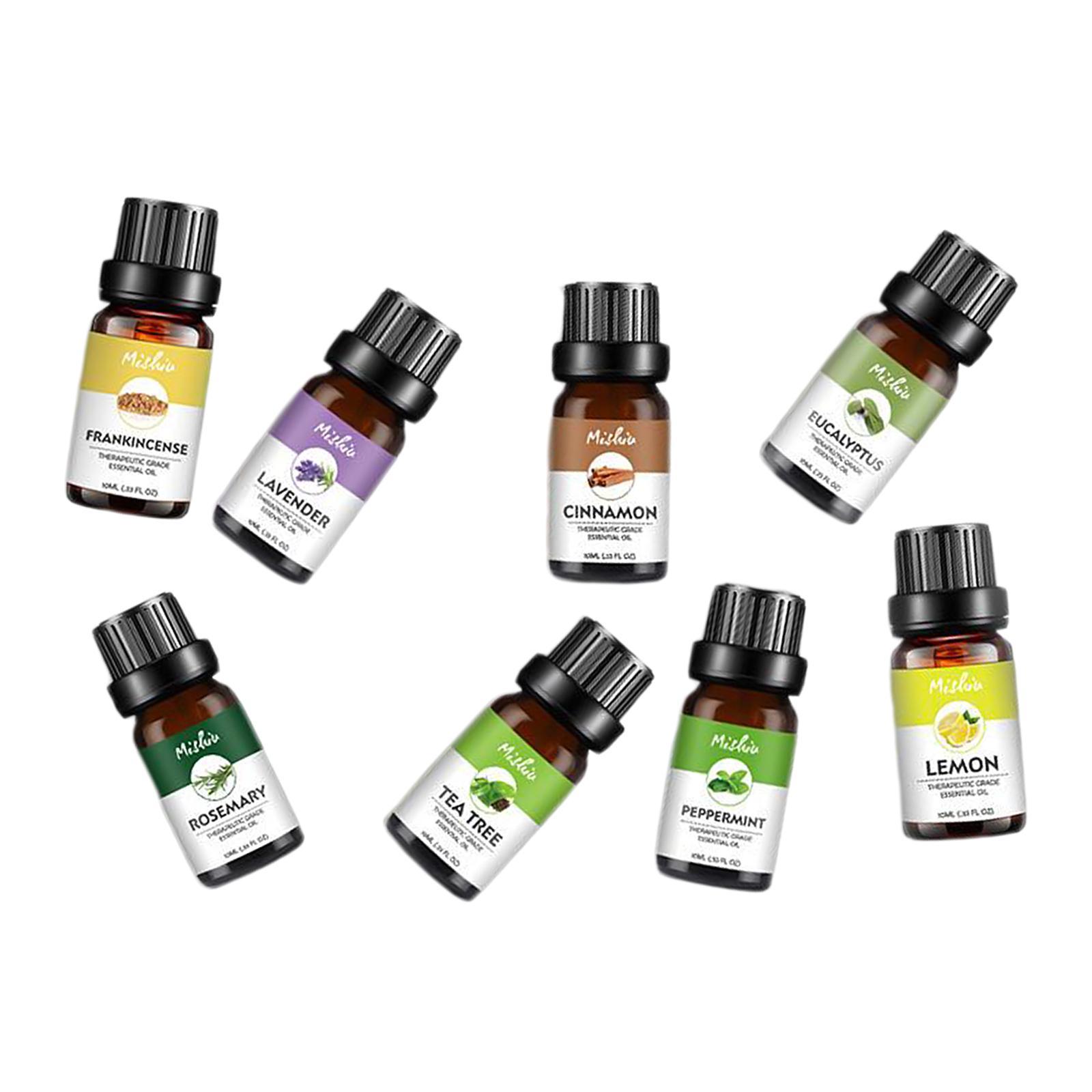 1Set Natural Essential Oils Kit for Humidifier Hair Care 10ml