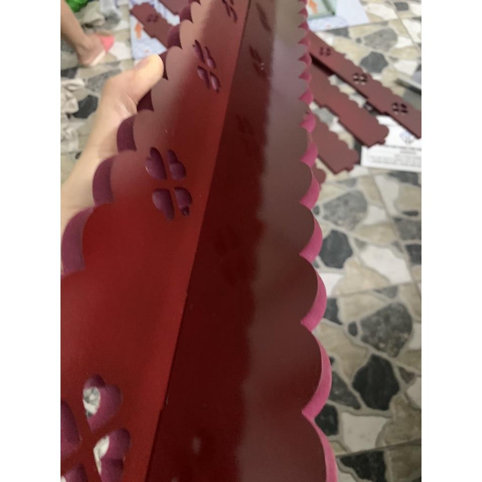 Kệ nail rời họa tiết dài 80cm để sơn treo tường đủ màu sắc