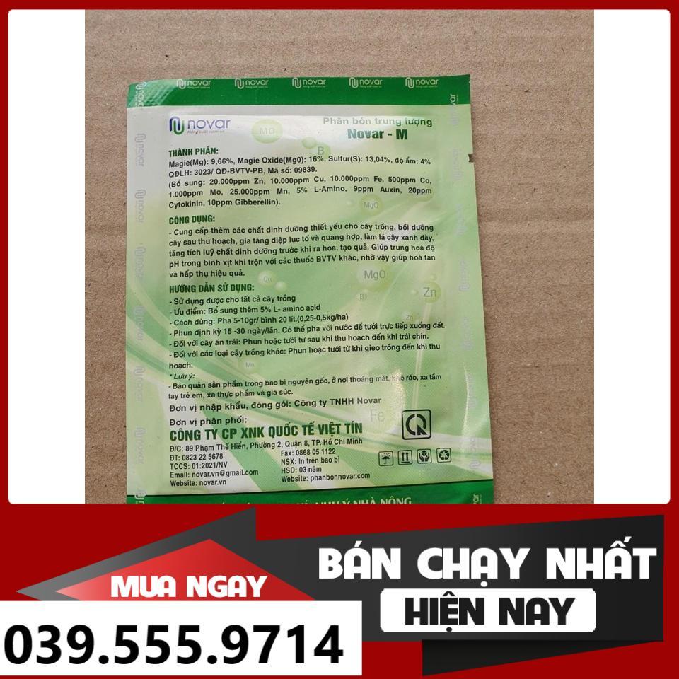 PHÂN BÓN TRUNG VI LƯỢNG THÁI LAN NOVAR MICRO GÓI 5G - GIÚP XANH LÁ KÍCH MẦM