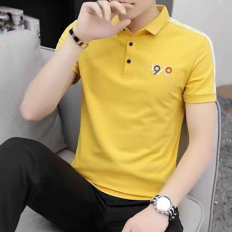 ÁO THUN NAM CỔ TRỤ FOMR BODY thêu 1970