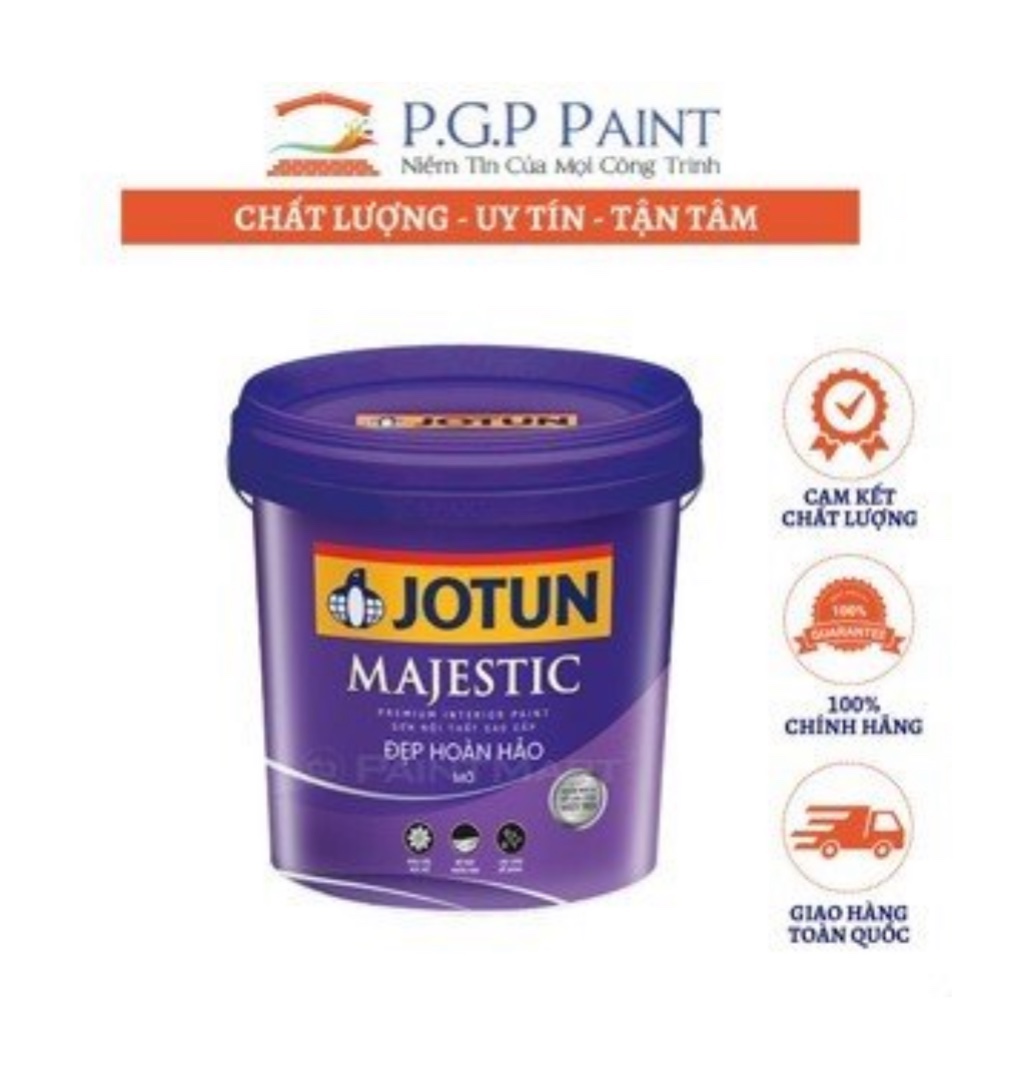 Sơn Nội Thất Jotun Cao Cấp Majestic Đẹp Hoàn Hảo Mờ (MÀU TRẮNG)