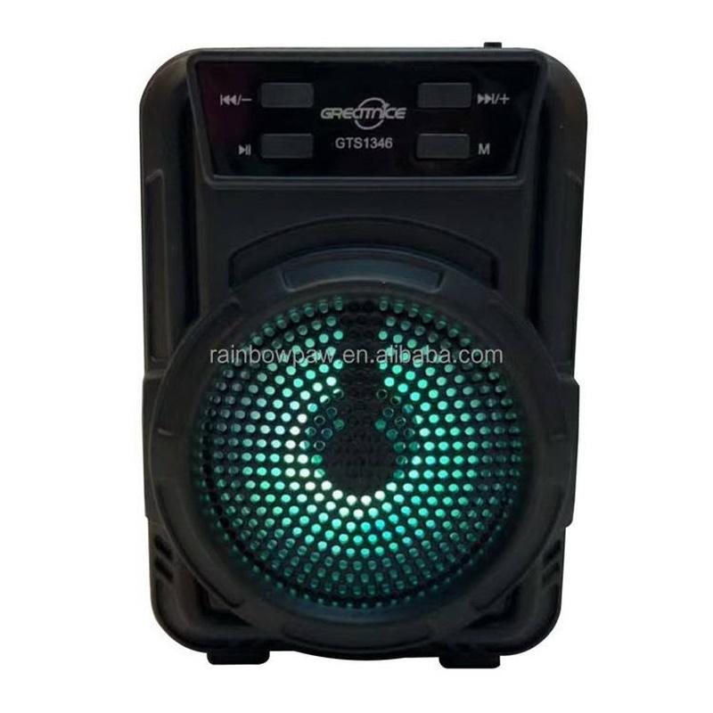 GTS-1346 3 inch Nhà máy gốc Giá không dây Loa di động không dây Phong cách Mini TWS FM USB Audio Player Màu sắc: Đen