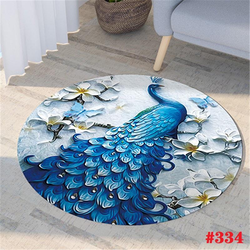 Thảm Tròn 3d Lót Sàn Chống Trượt