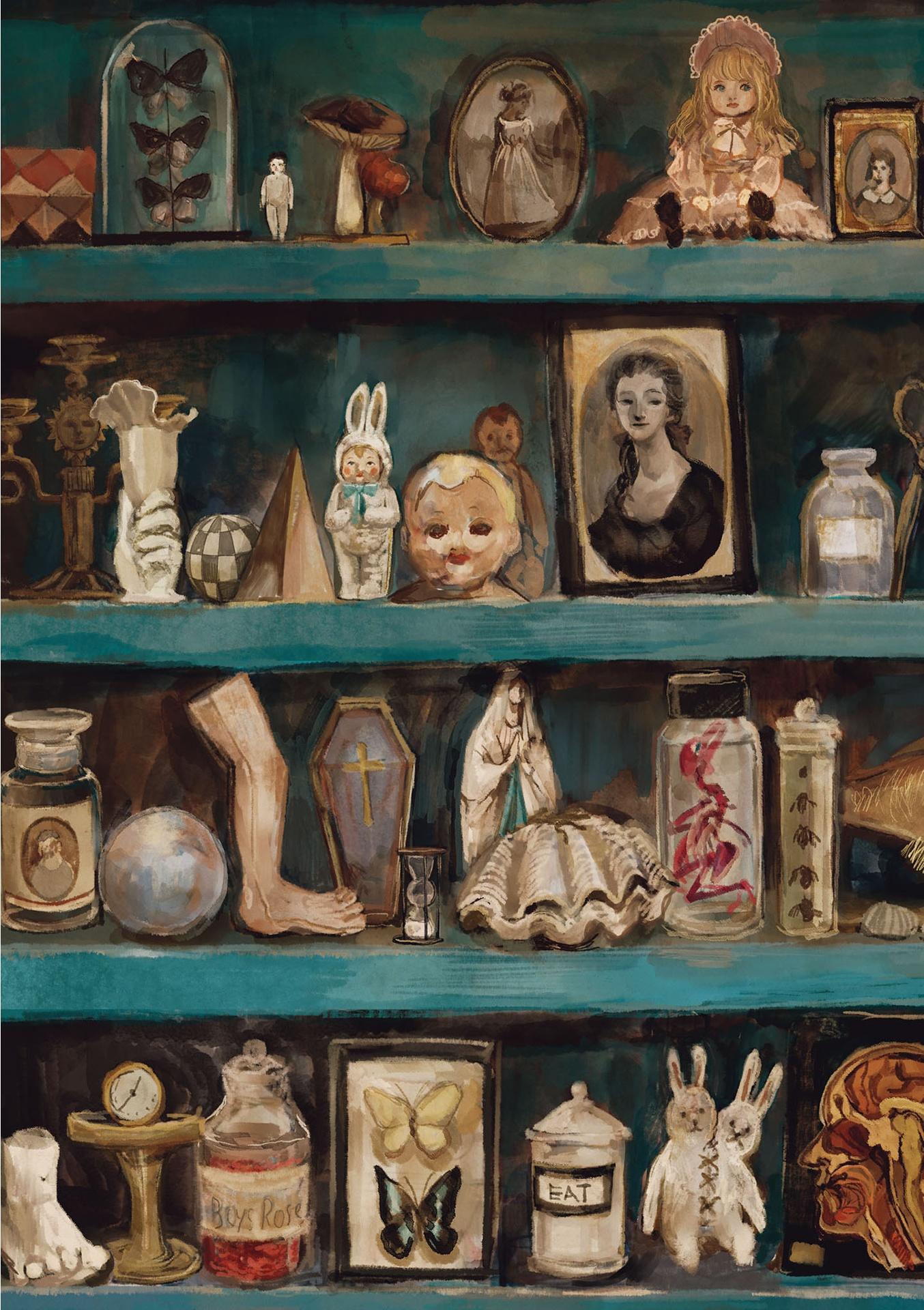 Fushigina Anteikushoppu Ma Kurakura Ma Sakuhin Shu - Welcome To The Peculiar Antique Shop: The Art Of Makura Kurama (Japanese Edition)
