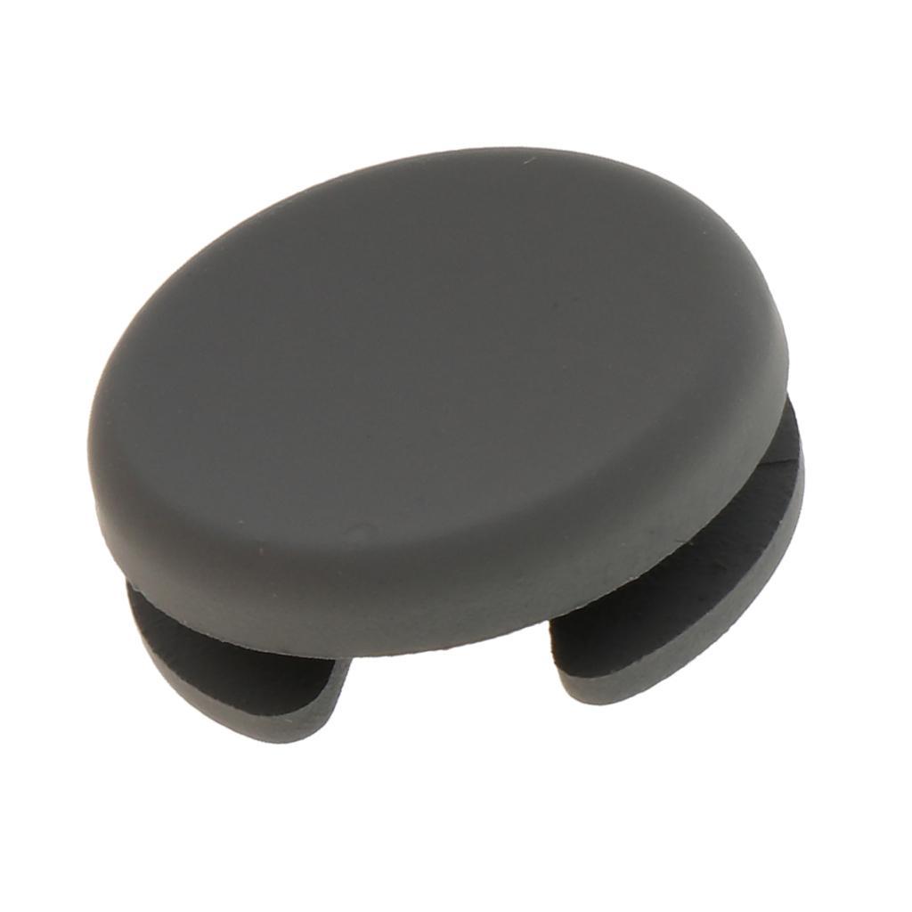 2 Pieces 3D Analog Joystick Cover Thumbstick Thumb Stick Cap Nub for Nintendo 2DS 3DS 3DS XL LL New 3DS New 3DS XL LL - Black+Gray