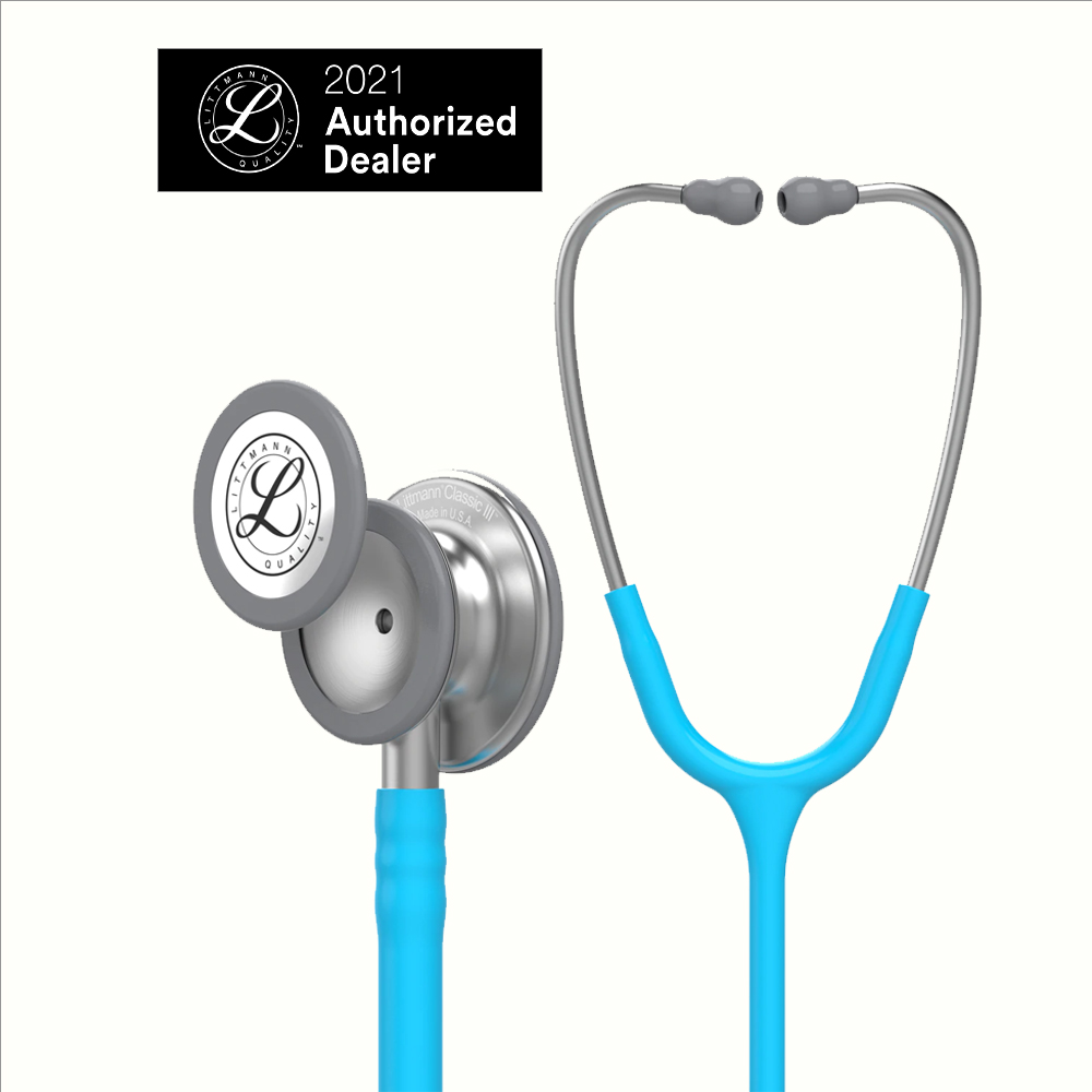 Ống nghe 3M Littmann Classic III màu xanh ngọc lam, 27 inch, 5835