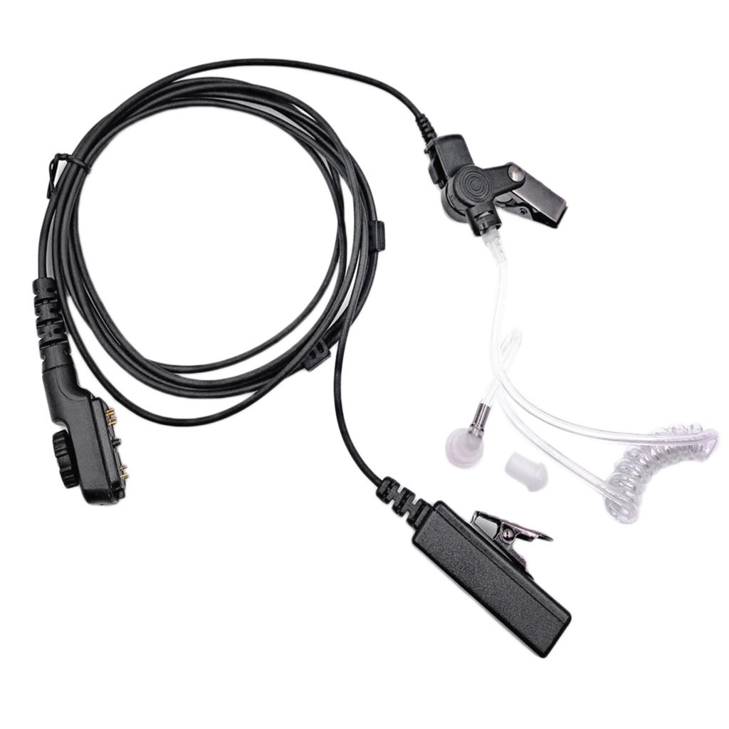 Air Tube Earpiece Headset Mic For Hytera HYT PD700 PD700G PD702