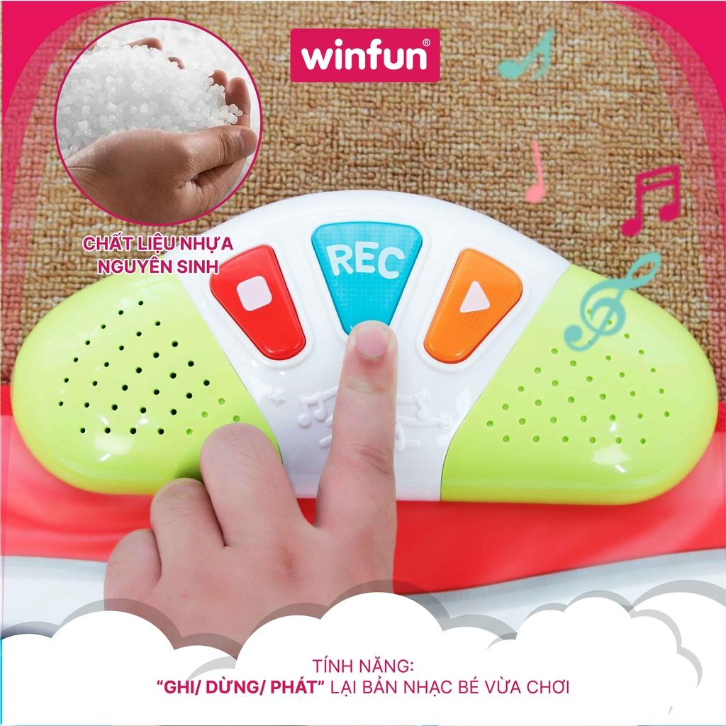 Thảm đàn Piano khổng lồ cho trẻ từ 2 tuổi trở lên - đồ chơi vận động nhảy cùng nhịp điệu - có ghi âm Winfun 2508